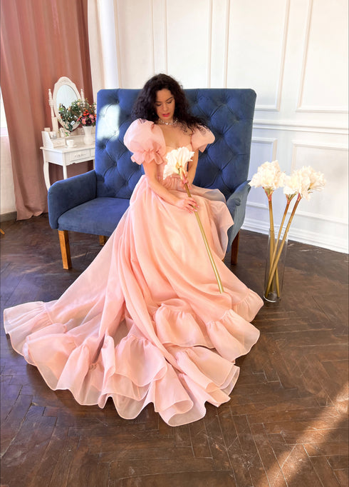 Organza bridal shower dress